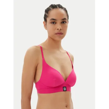 Zdjęcie HUGO Biustonosz bezfiszbinowy Triangle Padded Rib 50539983 Różowy