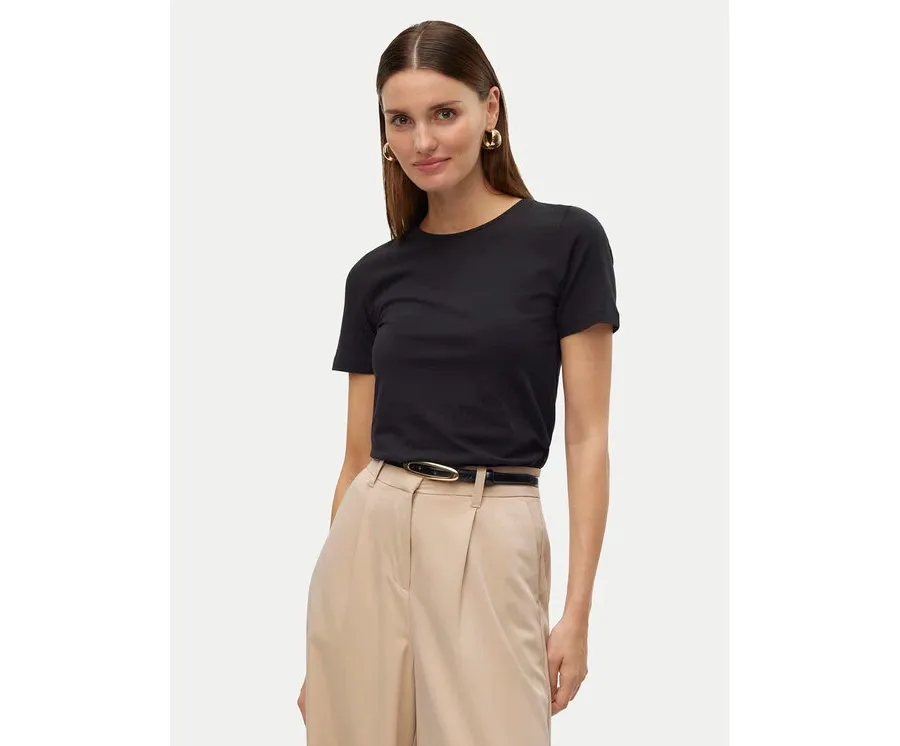 obrazek 1 Vero Moda T-Shirt Lulu 10323755 Czarny Regular Fit