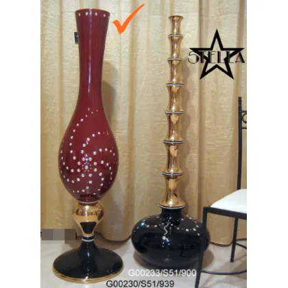 Zdjęcie Zjawiskowy ceramiczny wazon z kryształkami Swarovskiego