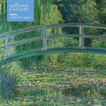 Zdjęcie Puzzle dla dorosłych National Gallery Monet: Most nad stawem liliowym - Flame Tree Publishing