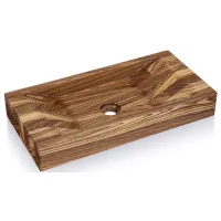 Picture Unique washbasin 60 cm SIRIUS ZEBRANO, glossy, natural varnish