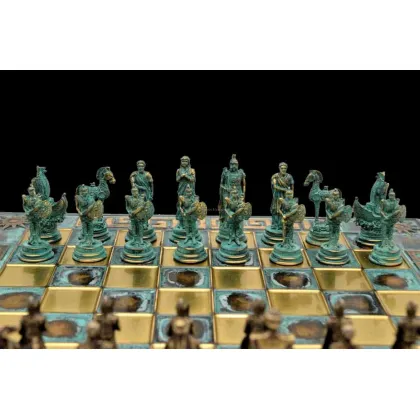 Zdjęcie Unikatowy zestaw szachowy Bitwy pod Troją - The Chess Empire
