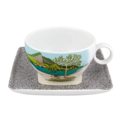 Picture Stylish tea cup and saucer - Vista Alegre