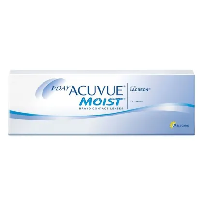 Zdjęcie Acuvue 1-Day Moist, Soczewki kontaktowe jednodniowe, Moc -5.50 BC 8.5 Acuvue Moist