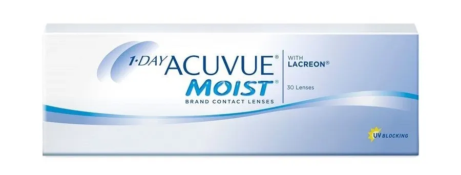 obrazek 1 Acuvue 1-Day Moist, Soczewki kontaktowe jednodniowe, Moc -5.50 BC 8.5  Acuvue Moist