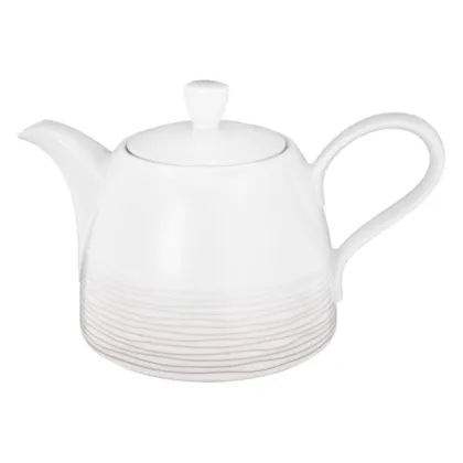 Zdjęcie Piękny porcelanowy dzbanek z oryginalnym brązowym zdobieniem - Seltmann Weiden