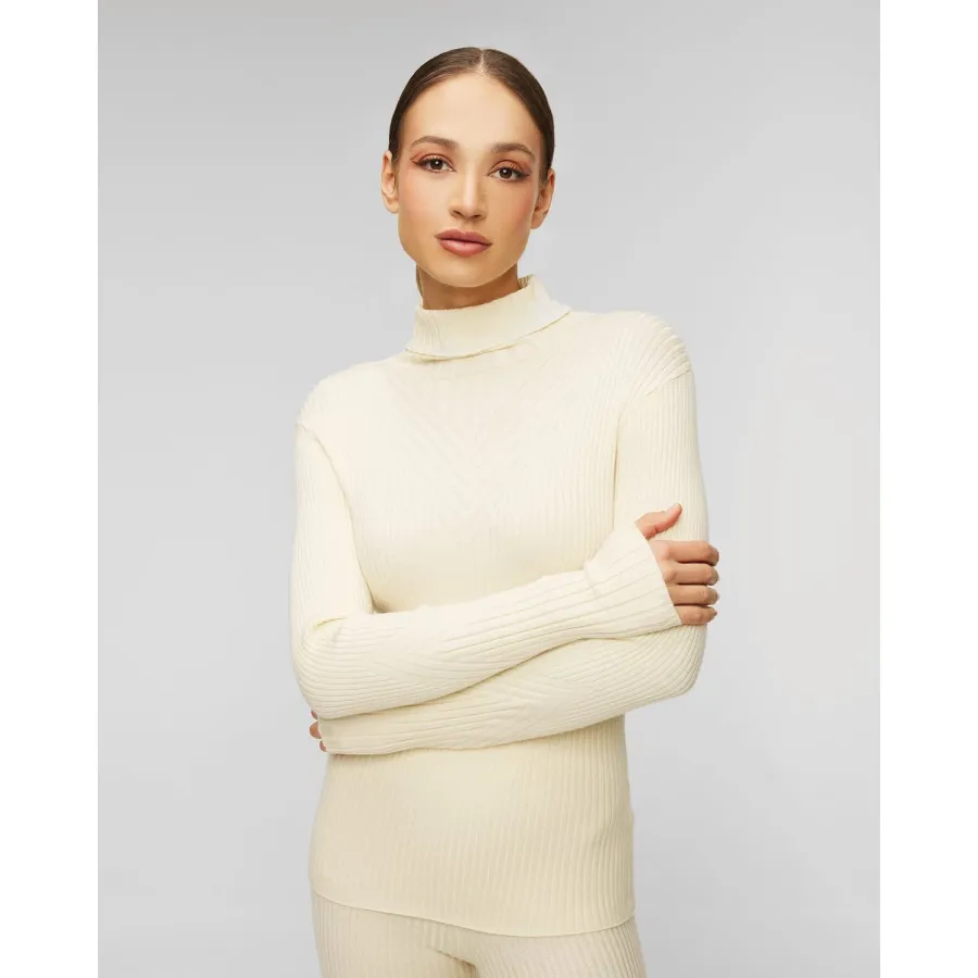 obrazek 1 Czarny Golf Damski Varley Esme Rib Roll Neck