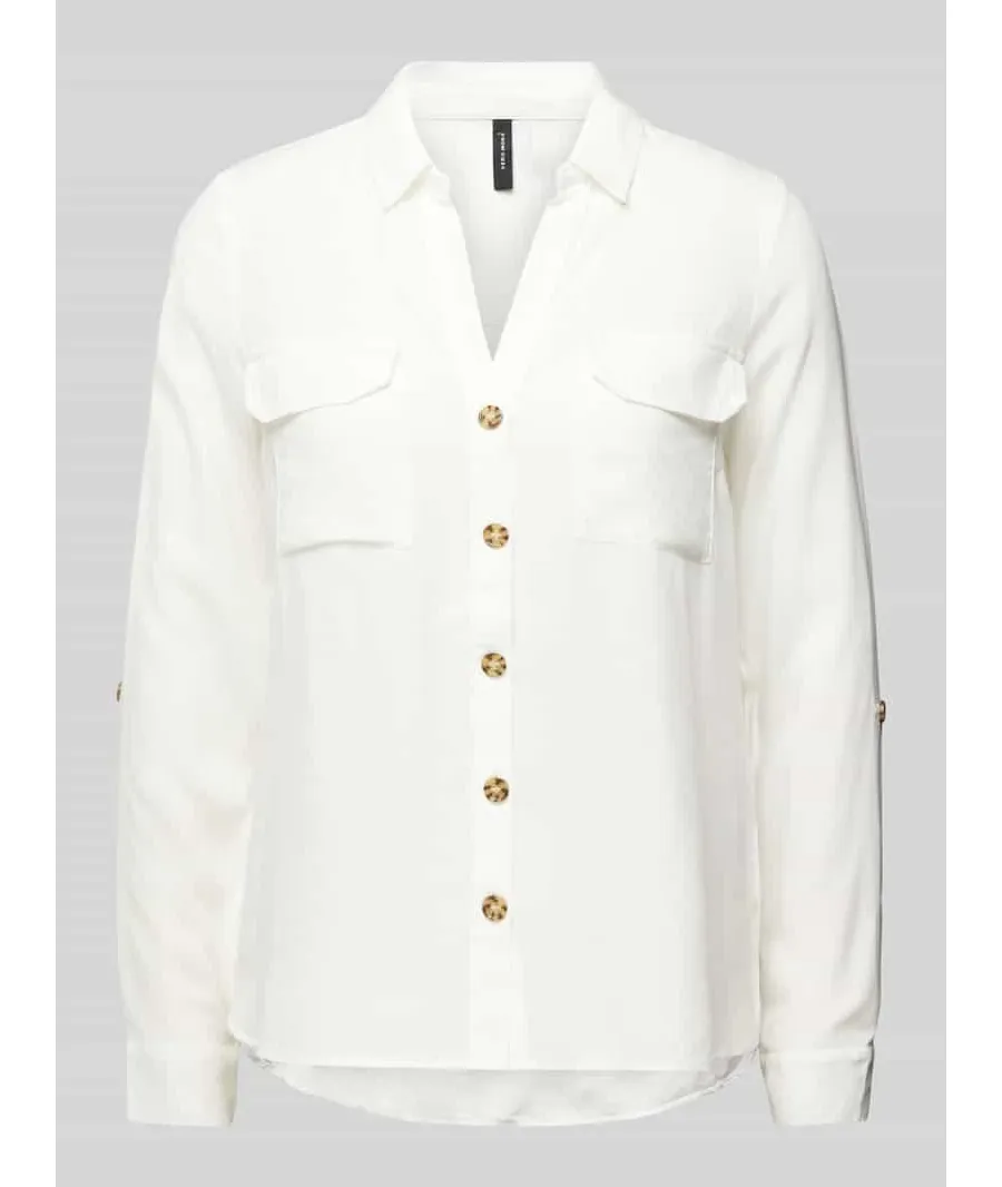 obrazek 1 Vero Moda Koszula Bumpy 10275283 Granatowy Regular Fit
