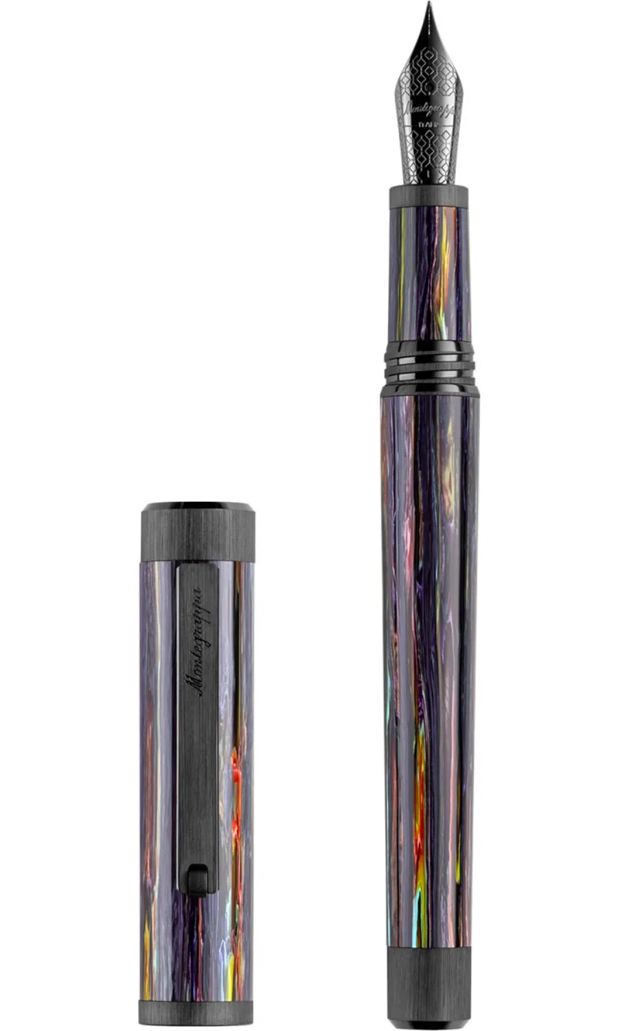 obrazek 1 Pióro wieczne Zero Zodiak Aquarius, Ultra Black, stalówka stalowa