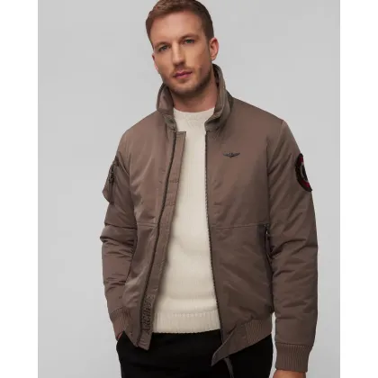 Zdjęcie Brązowa Kurtka Męska Aeronautica Militare
