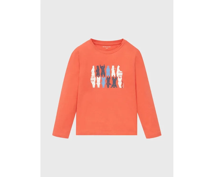 obrazek 1 Tom Tailor Bluzka 1033833 Pomarańczowy Regular Fit