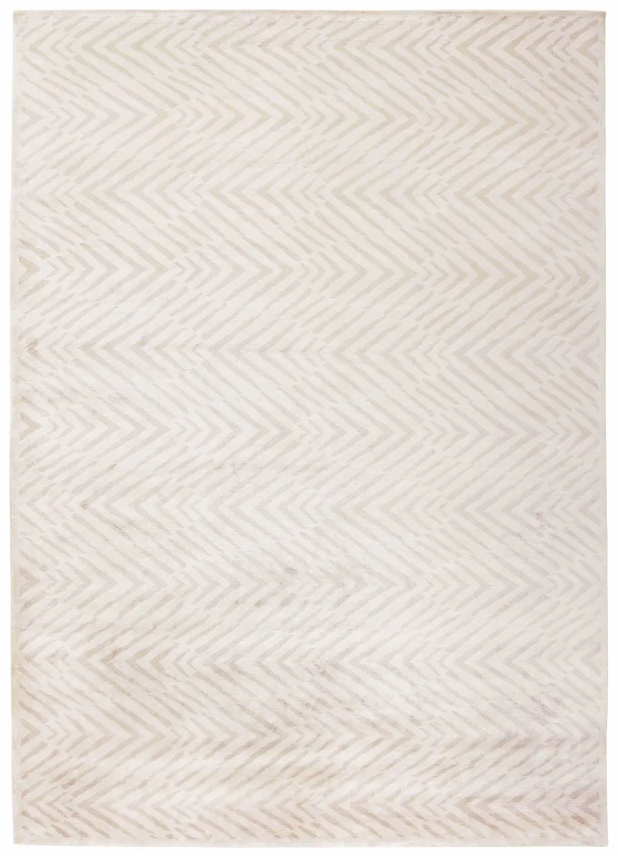 picture 1 Luxurious beige geometric rug - COSMOU PLUME 7053