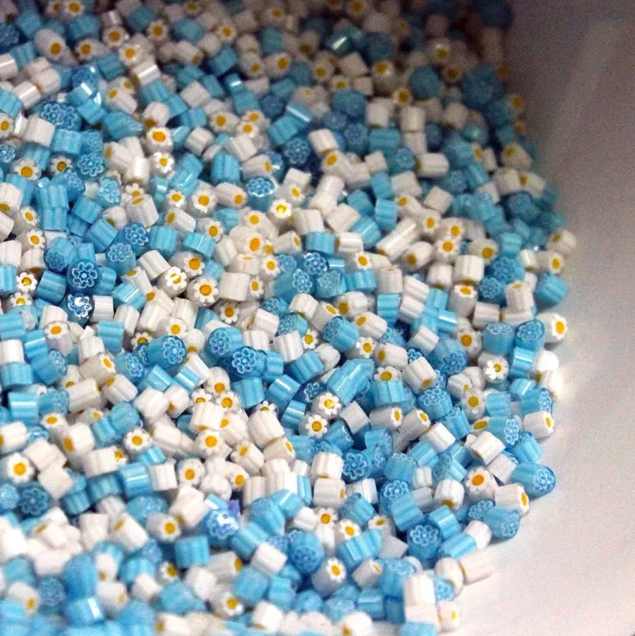 obrazek 4 6-elementowy zestaw szklanek Daisy z włoskiego szkła iMuranesi