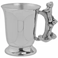 Picture Original baptism cup for a child with a unique handle