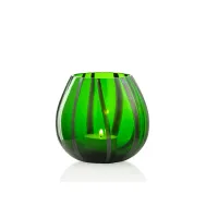 Picture A delicate candlestick for the living room, made of Italian Murano glass