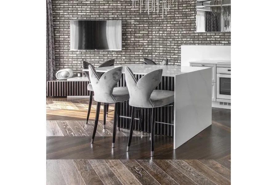 picture 7 Designer upholstered bar stool - Ottiu