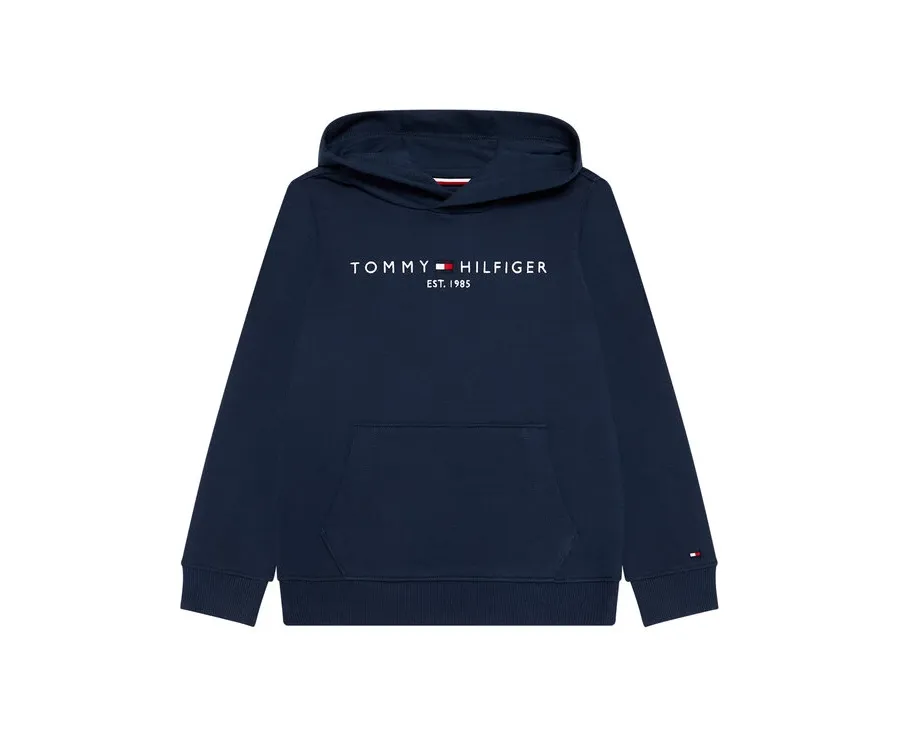 obrazek 1 Tommy Hilfiger Bluza Essential Hoodie KS0KS00213 Granatowy Regular Fit