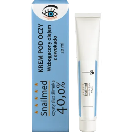 Zdjęcie Snailmed Krem pod oczy ze śluzem ślimaka i olejkiem awokado, 20 ml 20 ml