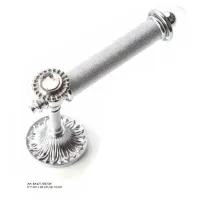 Zdjęcie Piękny stylowy uchwyt na papier toaletowy z mosiądzu w kropki z kaboszonem z elementem Swarovskiego - Il Paralume Marina