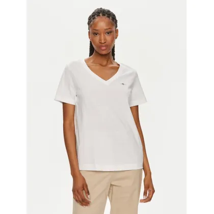 Zdjęcie Gant T-Shirt Shield 4200750 Biały Regular Fit