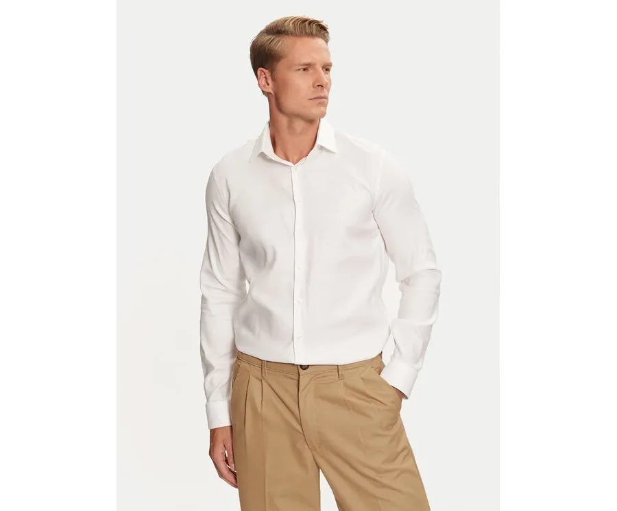 obrazek 1 Calvin Klein Koszula K10K113528 Biały Slim Fit