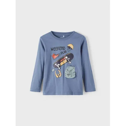 Zdjęcie NAME IT Bluzka 13205201 Granatowy Regular Fit