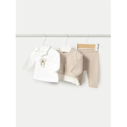 Zdjęcie Mayoral Komplet dziecięcy 1589 Beżowy Regular Fit