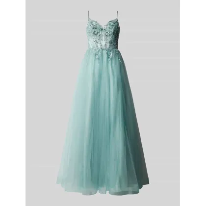 Zdjęcie Sukienka wieczorowa z obszyciem cekinami