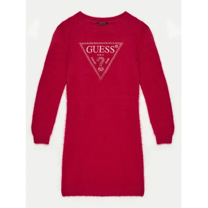 Zdjęcie Guess Sukienka dzianinowa J4BK11 Z3K20 Czerwony Regular Fit