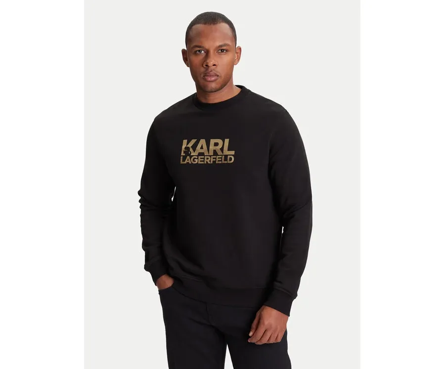 obrazek 1 KARL LAGERFELD Bluza 705091 553917 Czarny Regular Fit