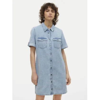 Zdjęcie Vero Moda Sukienka jeansowa Jennie 10309665 Niebieski Regular Fit
