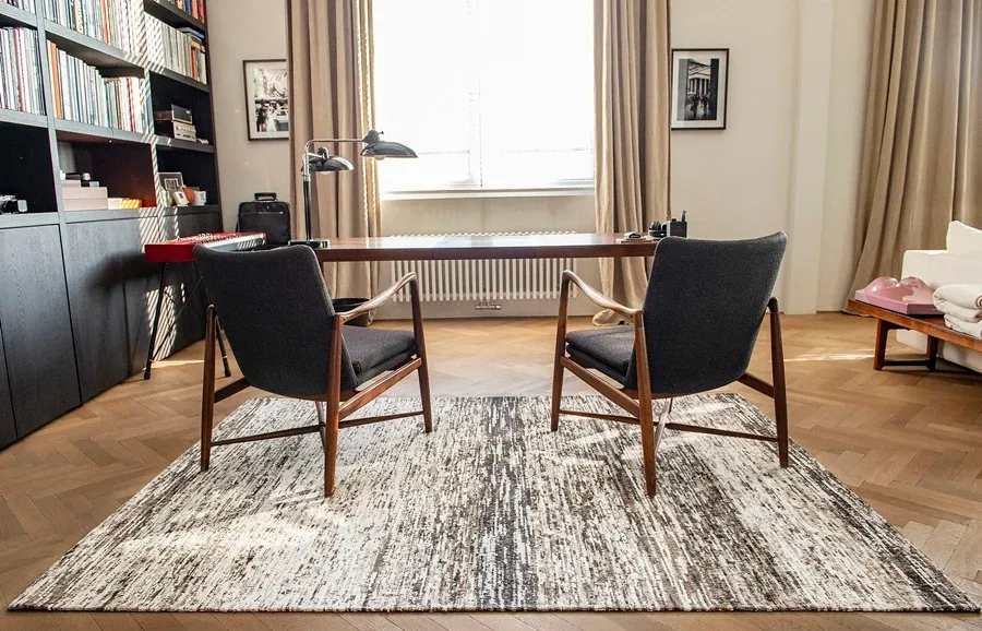 picture 5 Stylish brown melange rug - BRINE & BROWN 8888