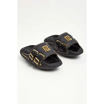 Zdjęcie Klapki męskie skórzane BALMAIN Balmain