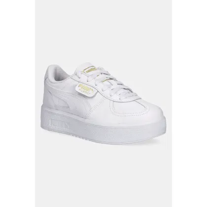Zdjęcie Puma sneakersy skórzane Palermo Elevata Lth Wns damskie kolor biały 400461