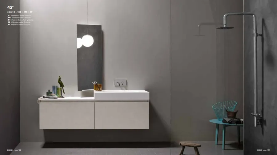 obrazek 1 Minimalistyczny zestaw mebli łazienkowych z Włoch - Birex