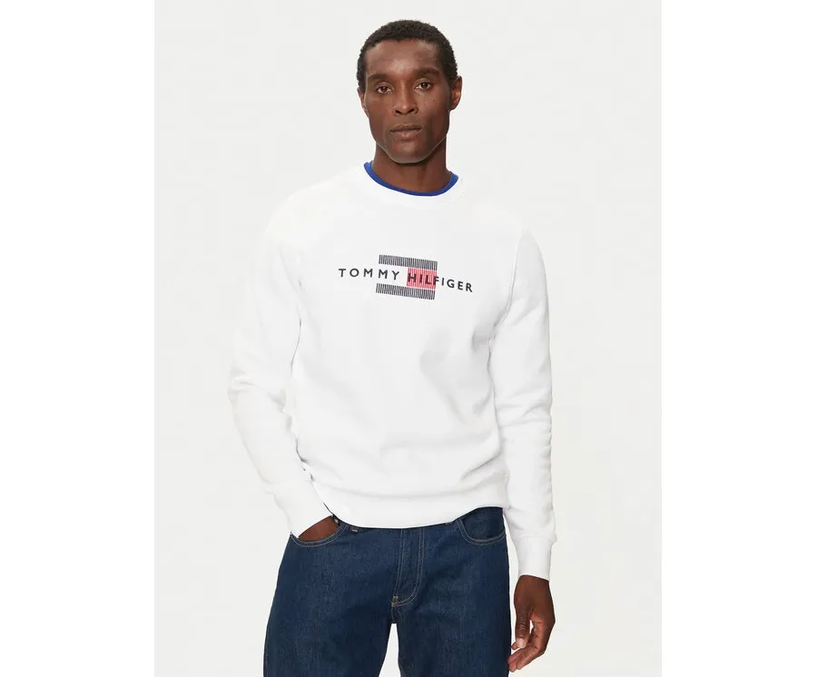 obrazek 1 Tommy Hilfiger Bluza MW0MW35541 Biały Regular Fit
