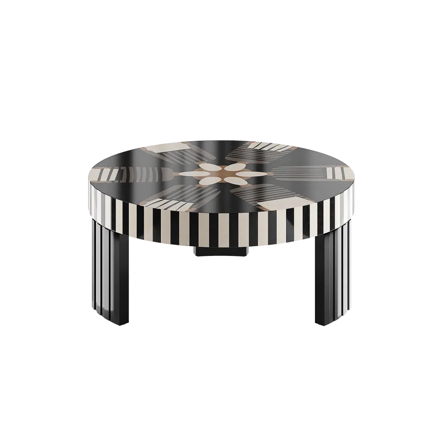 obrazek 1 Niepowtarzalny okrągły stół do wyjątkowego wnętrza