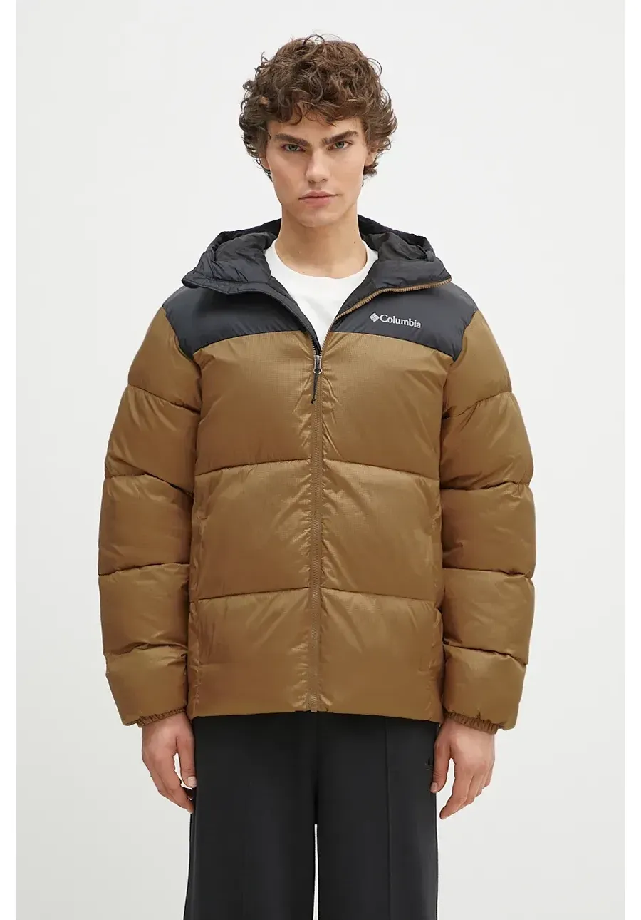 obrazek 1 Columbia kurtka Puffect męska kolor brązowy zimowa 2086851