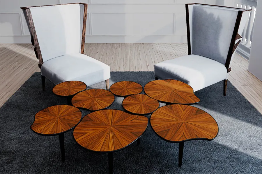 obrazek 4 Oryginalny designerski stół - Malabar