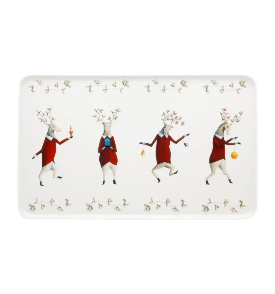picture 2 A large porcelain plate with a Christmas theme - Vista Alegre