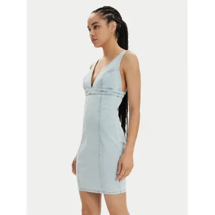 Zdjęcie Guess Sukienka jeansowa Aida W4GK63 D4LT0 Błękitny Bodycon Fit