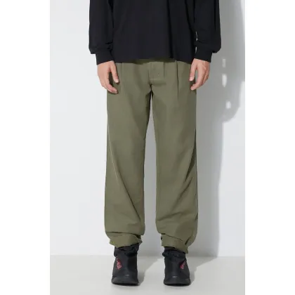 Zdjęcie Maharishi spodnie U.S. Chino Loose męskie kolor zielony proste 4604.OLIVE