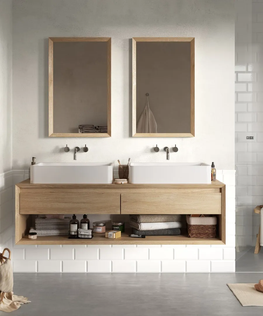 obrazek 1 Minimalistyczny włoski komplet łazienkowy Herman w stylu skandynawskim
