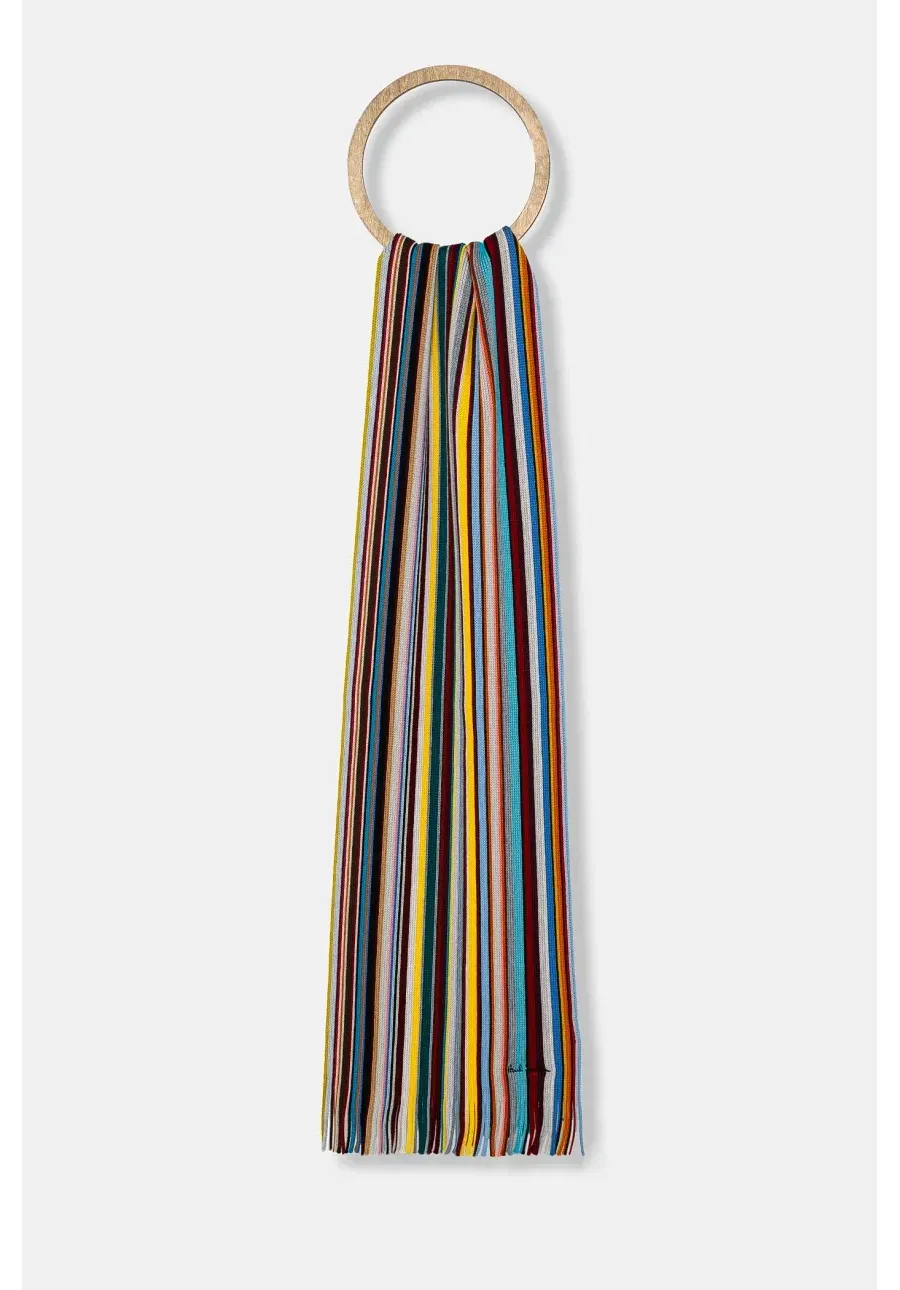 obrazek 1 Paul Smith szalik wełniany męski kolor multicolor wzorzysty M1A-150F-L542