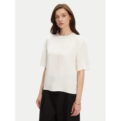 Zdjęcie Tommy Hilfiger T-Shirt WW0WW45900 Écru Relaxed Fit