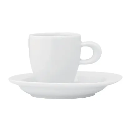 Picture Organic White porcelain coffee cup and saucer from the nature-inspired collection - Vista Alegre