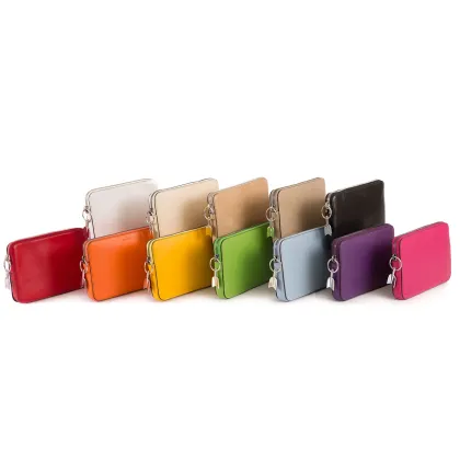 Picture Mini icase bag in leather and silver – Pampaloni