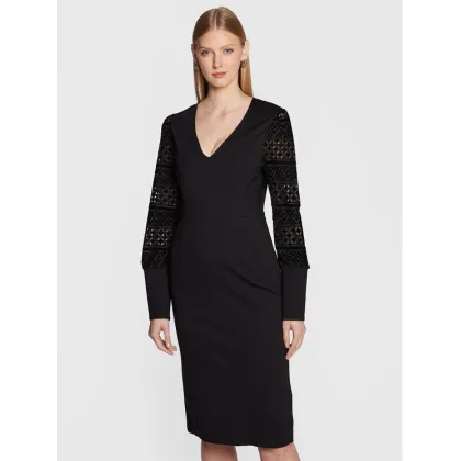 Zdjęcie TWINSET Sukienka koktajlowa 222TT2180 Czarny Slim Fit