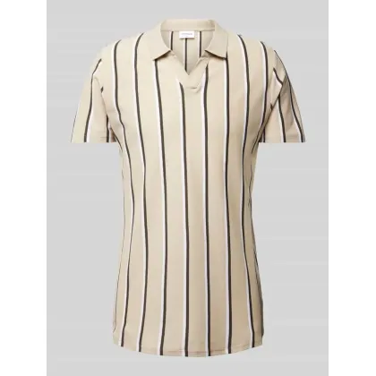 Zdjęcie Lindbergh Polo 30-404259 Beżowy Slim Fit