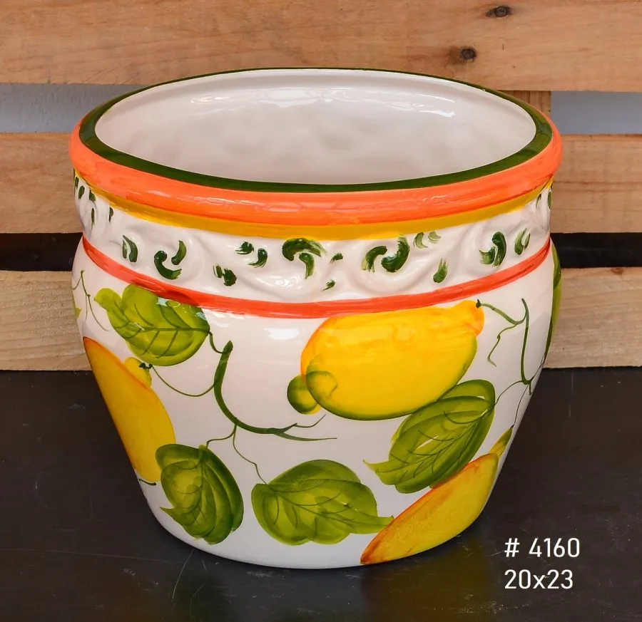 obrazek 1 Mała donica ceramiczna z Włoch